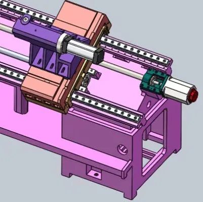 Электромеханический привод задней бабки