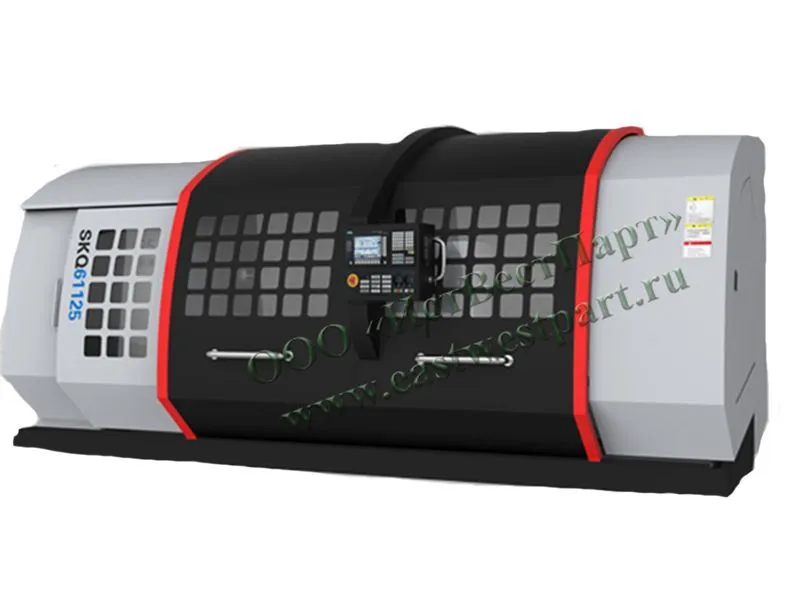 Тяжёлый токарный станок с ЧПУ SKQ61160×6000 С прямой станиной