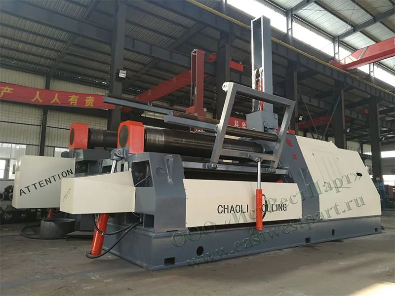 Вальцы 4-х валковые гидравлические с ЧПУ CLW12CNC-40×2000