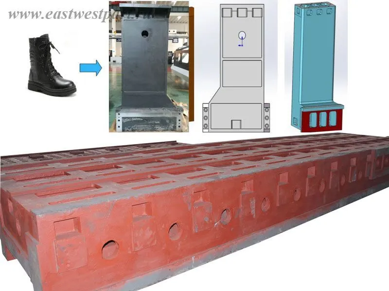  Цельнолитая станина виброустойчивая станина