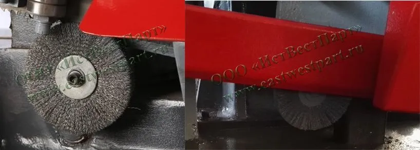 Неприводная щётка удаления стружки