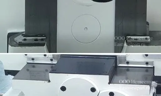  Поворот фрезерной головки ±45° по шкале.