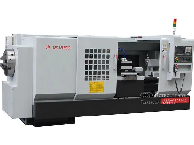 Токарный трубонарезной станок c ЧПУ  модели QK1319 Токарно - трубонарезные